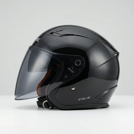 AFX FX-4 Open Face Helmet view 3