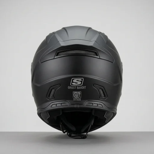 Simpson Ghost Bandit Motorcycle Helmet view 2