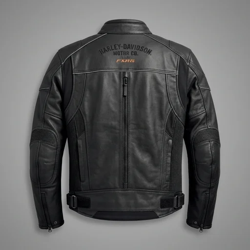 Harley-Davidson FXRG Leather Riding Jacket view 2