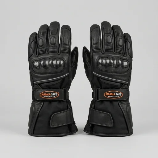 Warm & Safe Heated Motorcycle Gloves view 2