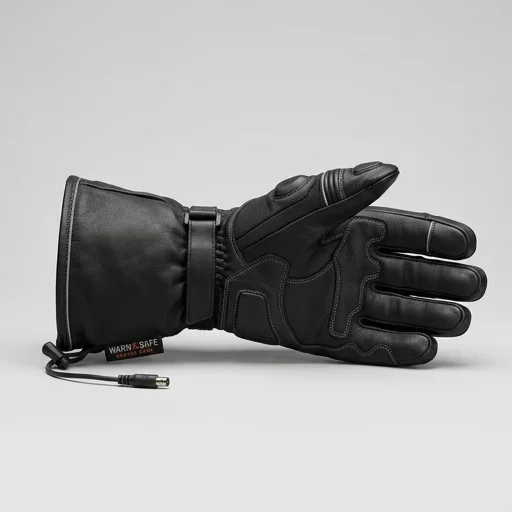 Warm & Safe Heated Motorcycle Gloves view 3